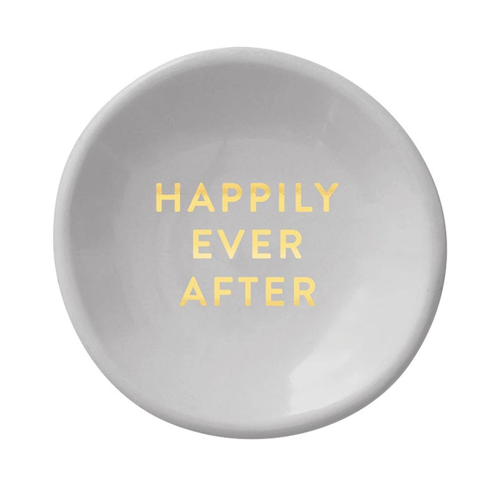 "Happily Ever After" Ceramic Dish & Earring Set