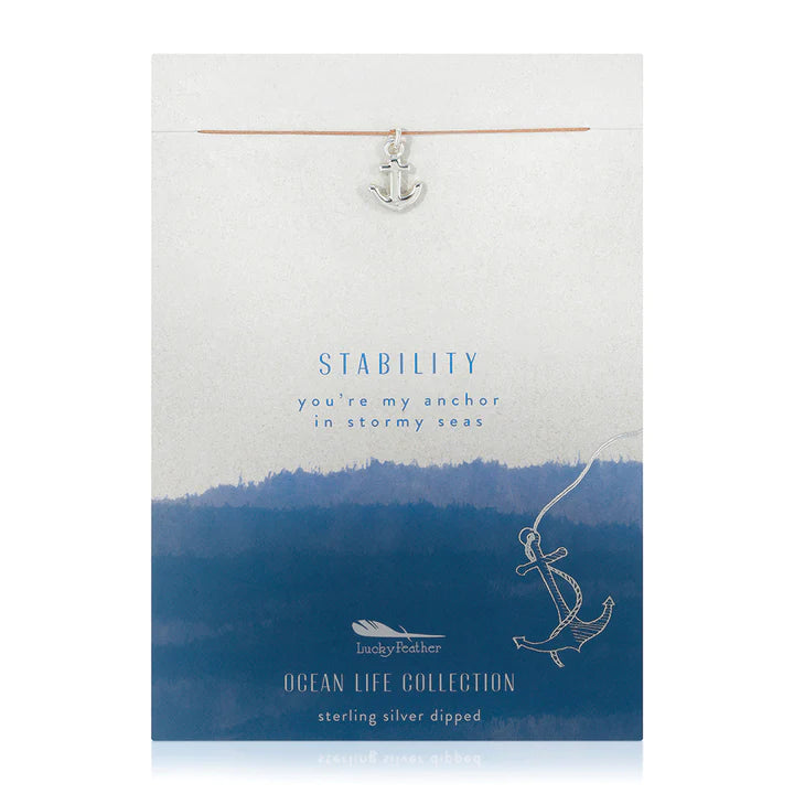Ocean Life Necklace - Anchor (Stability)