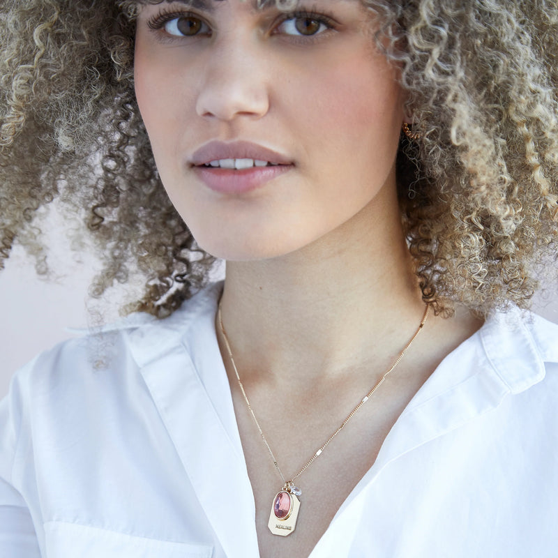 October Birthstone Necklace (Opal) || Healing
