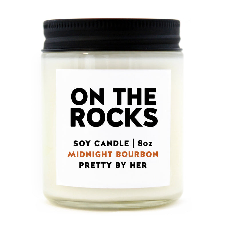 "On The Rocks" 8oz Soy Candle