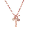 Foxy Originals || "Mama" Cluster Necklace || Rose Gold