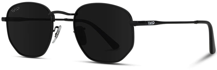 "RET091" Polarized Sunglasses || Black Frame / Black Lens