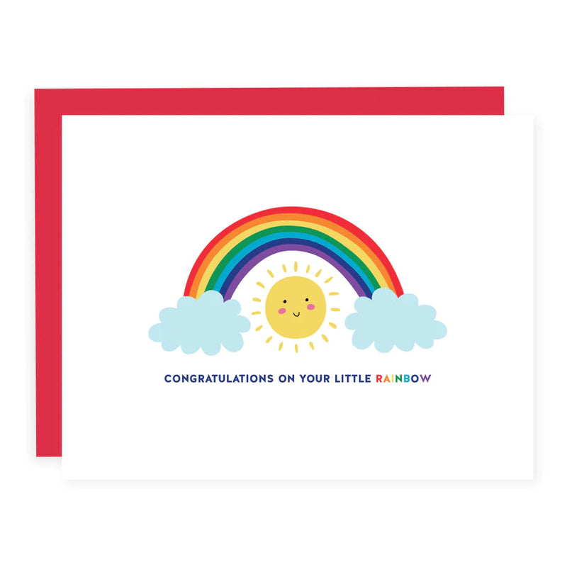 "Congratulations on Your Little Rainbow" || New Baby Card