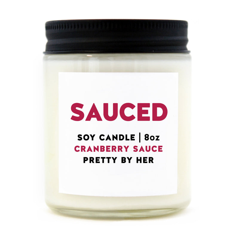 "Sauced" 8oz Soy Candle