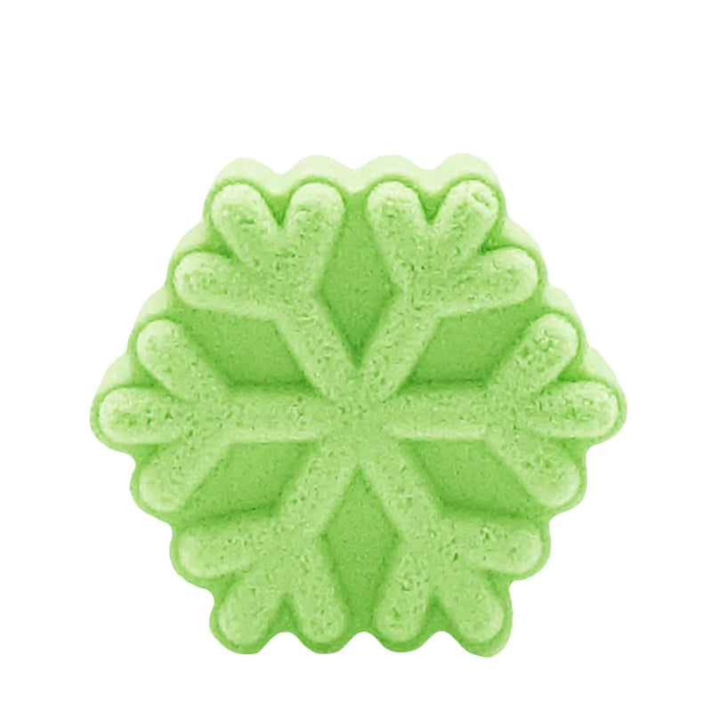 "Green Apple" 95g Snowflake Bath Bomb