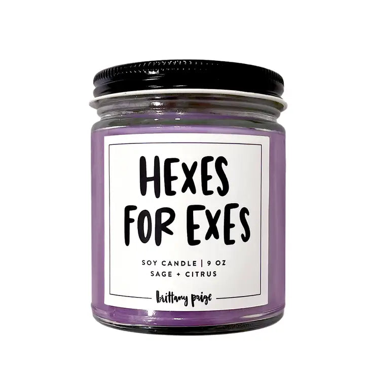 "Hexes For Exes" 9oz Soy Candle