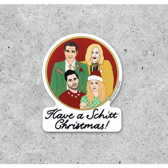 Schitt's Creek || "Have A Schitt Christmas" Vinyl Sticker
