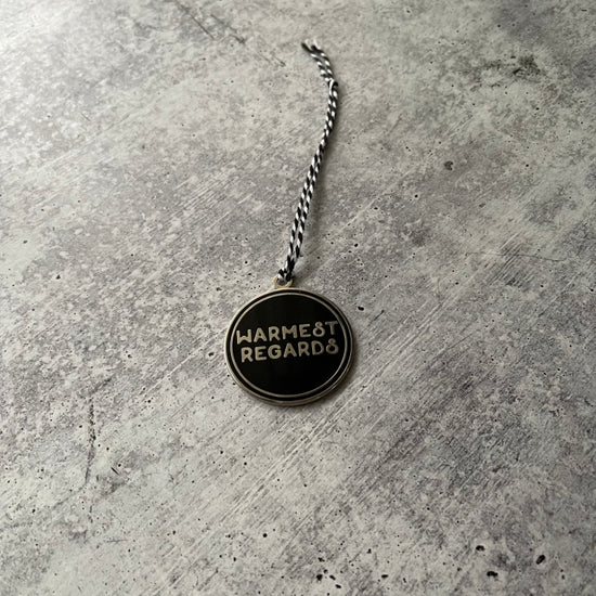 Schitt's Creek || "Best Wishes, Warmest Regards" Double Sided Hard Enamel Ornament