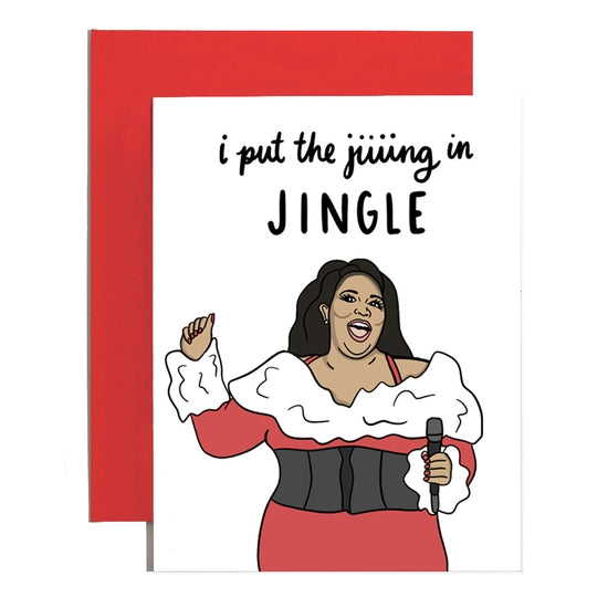 Lizzo || "I Put The Jiiiing In Jingle" Holiday Card