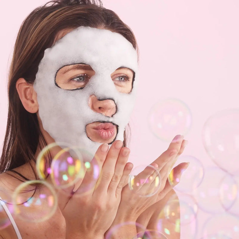 MaskerAide || "Bubble Bubble Pop" Charcoal Bubble Sheet Mask