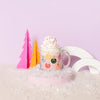 "Smiley Ornament" Clear Glass Mug
