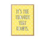 “Thought That Counts” Enclosure Card