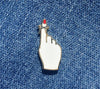 "Don't Forget" String Finger Enamel Pin