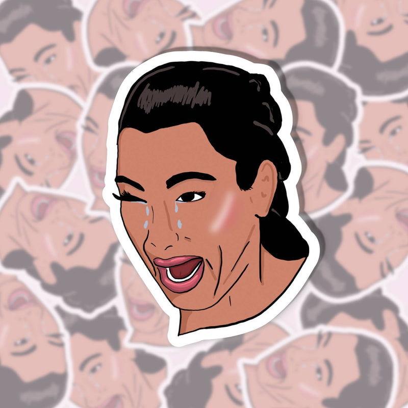 "Crying Kim Kardashian" Vinyl Sticker