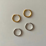 "Minimal Hoops 2.0" || Gold or Silver