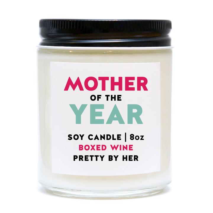 "Mother of the Year" | 8oz Soy Candle