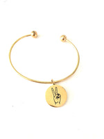 GHG - Peace Sign Bangle