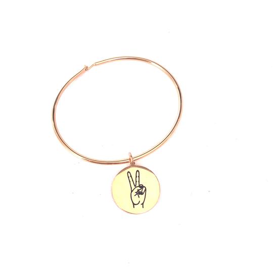 GHG - Peace Sign Bangle