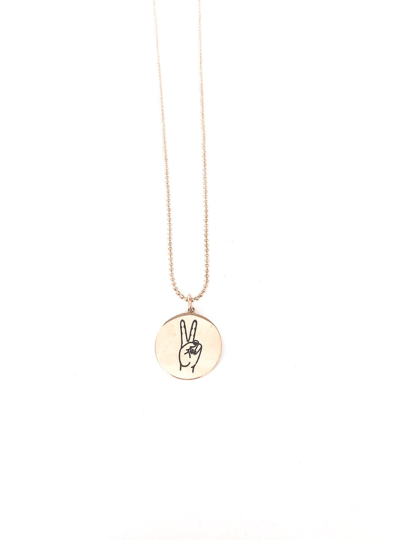 GHG - Peace Sign Necklace