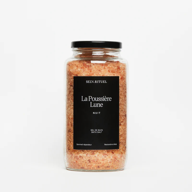 Selv Rituel || "La Poussiere Lune" Bath Salt 550g || Lavender & Mint