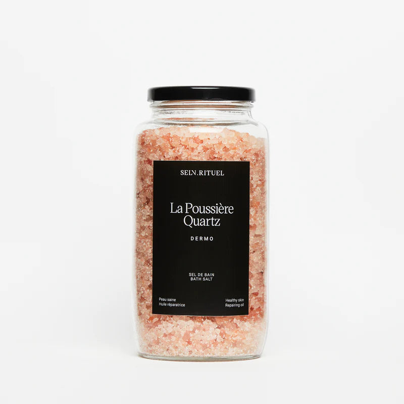 Selv Rituel || "La Poussiere Quartz" Bath Salt 550g || Rose