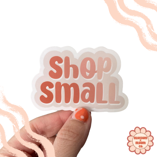 "Shop Small" Sticker