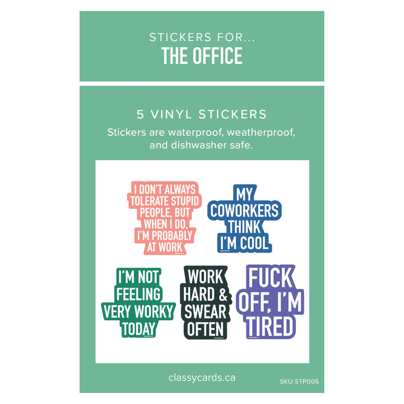 Stickers For The Office || 5 Stickers