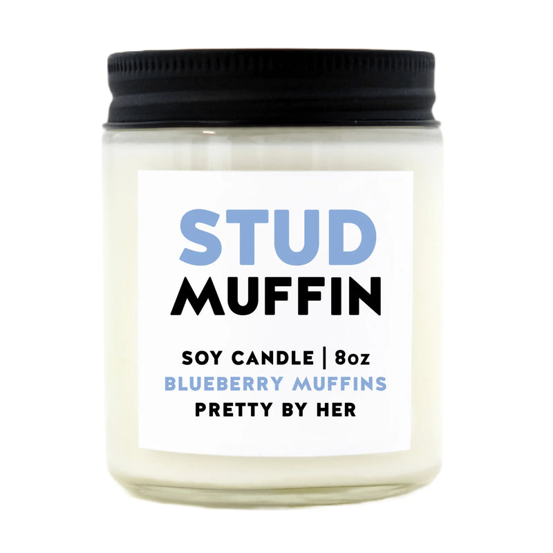"Stud Muffin" 8oz Soy Wax Candle