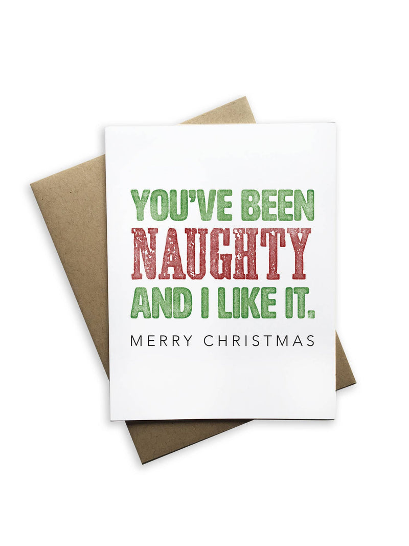 "You've Been Naughty & I Like It" Holiday Card