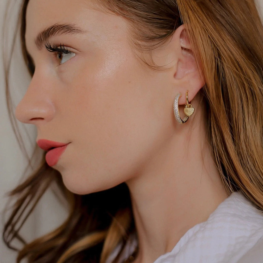 "Ziya" Hoop Earrings